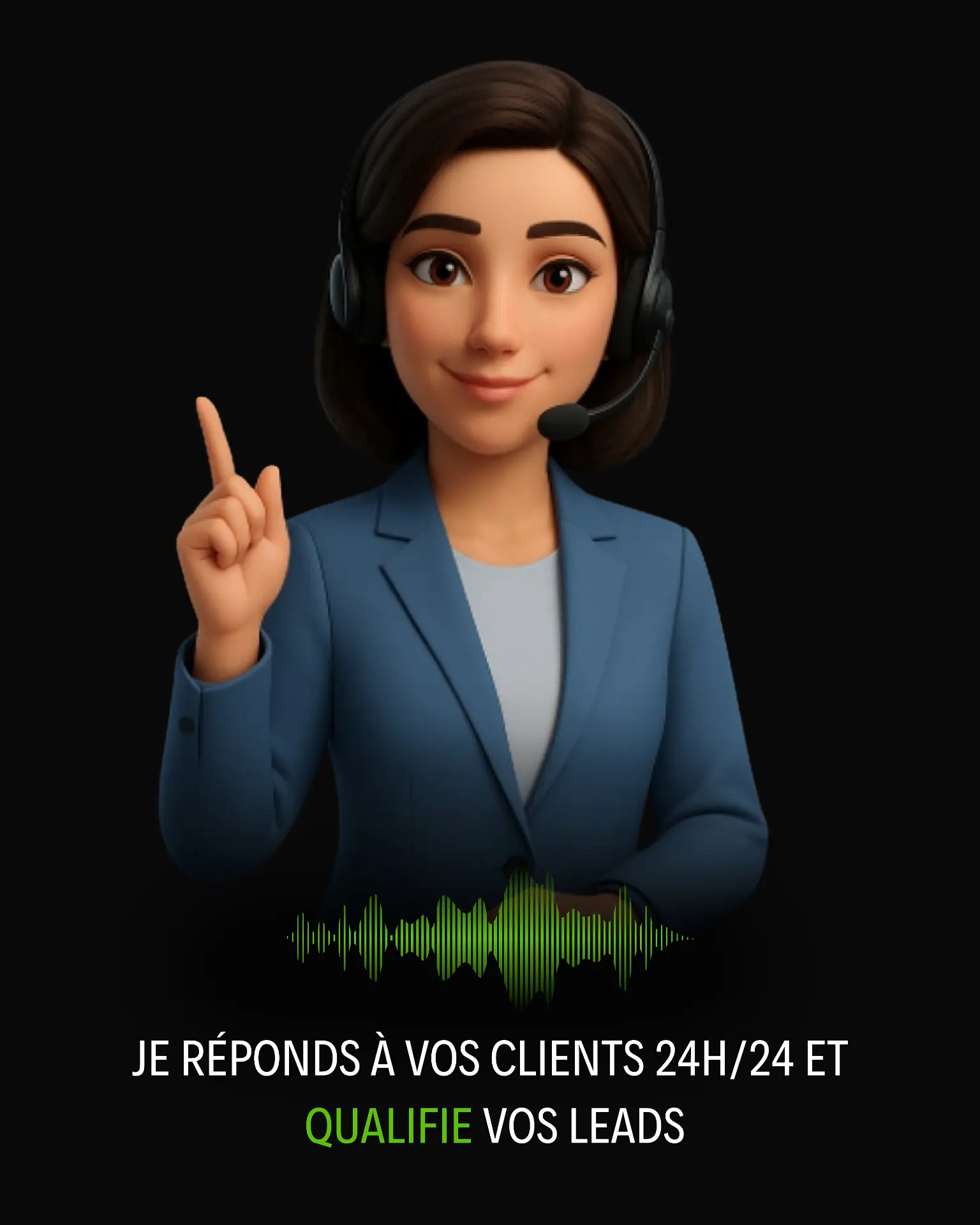 Aria - Agent IA vocal qui répond à vos clients 24h/24 et qualifie vos leads